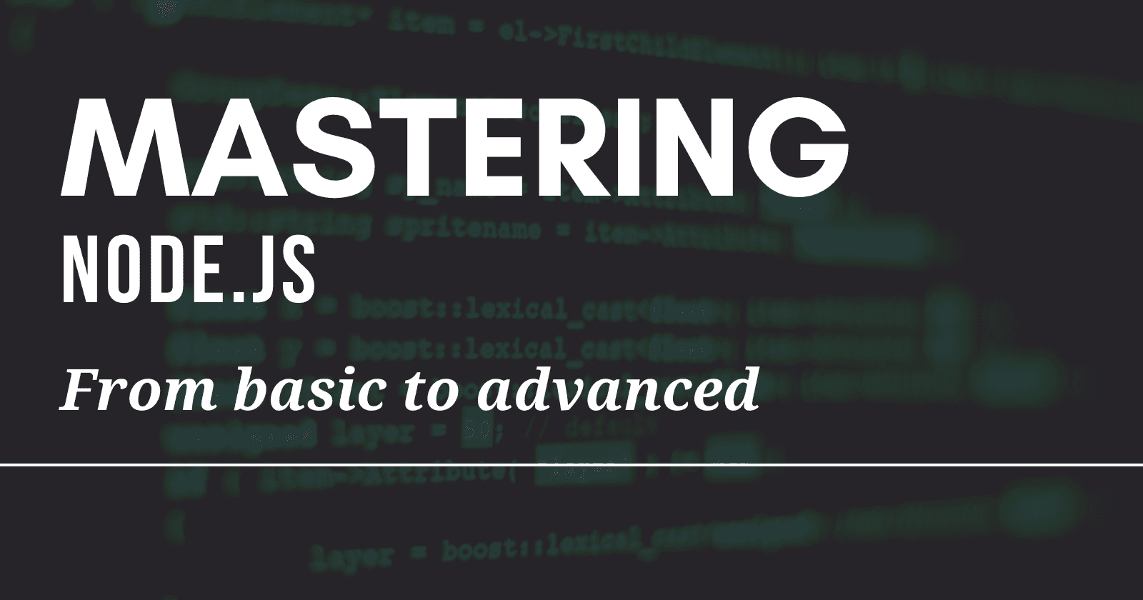 Mastering Node.js Concepts